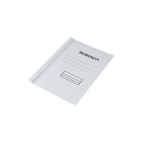 Skoroszyt zwykły A4 biały 350g 50szt. KIEL-TECH 4-00192