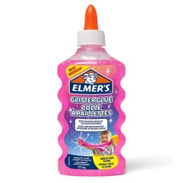 Elmers klej brokatowy, różowy, zmywalny i przyjazny dzieciom, 177ml, 2077249