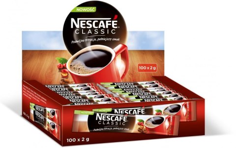 Kawa NESCAFE CLASSIC 100 x paluszek 2g rozpuszczalna