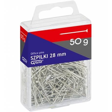 Szpilki 50g, plastikowe opakowanie GRAND 110-1638