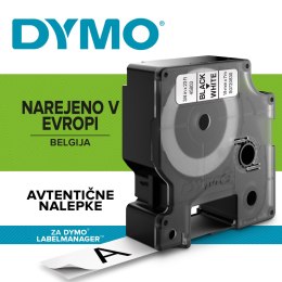 Taśma DYMO D1 - 19 mm x 7 m, czarny / biały S0720830 do drukarek etykiet