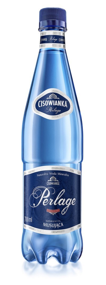 Woda CISOWIANKA 0.7l Perlage gazowana PET zgrzewka 6 szt.