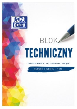 Blok techniczny OXFORD A4 10k 250G biały 400093199