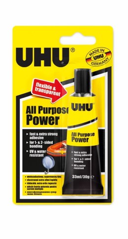 Klej UHU Power Transparent 33ml U37655