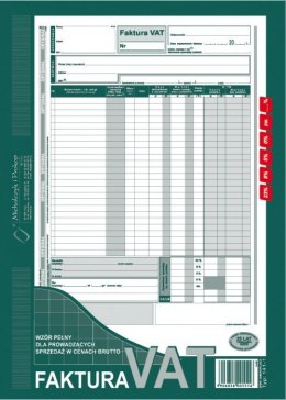 141-1E Faktura A4 brutto peł.N! MICHALCZYK I PROKOP