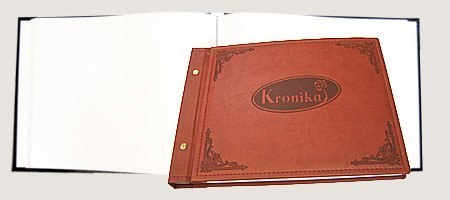 Kronika 345x255 poziomaTS bordo skóropodobna 319-069 WARTA