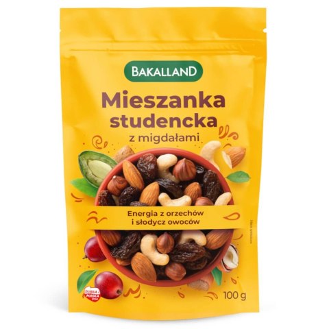 Mieszanka Studencka z migdałami 100g BAKALLAND