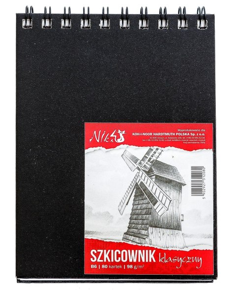 Szkicownik B6 98g 80kartek KOH I NOOR BLO-SZB698-00104