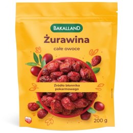 Żurawina 200g BAKALLAND